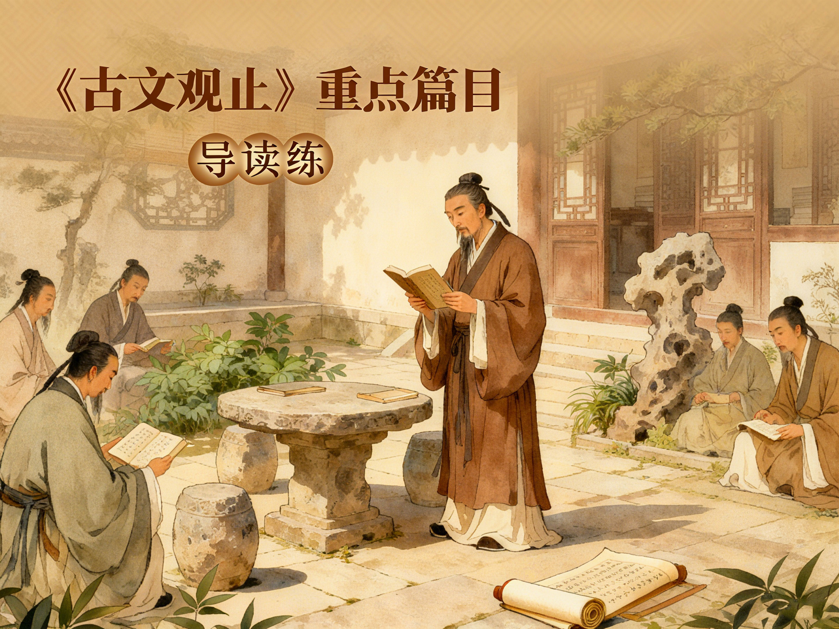 《古文观止》重点篇目 导读练